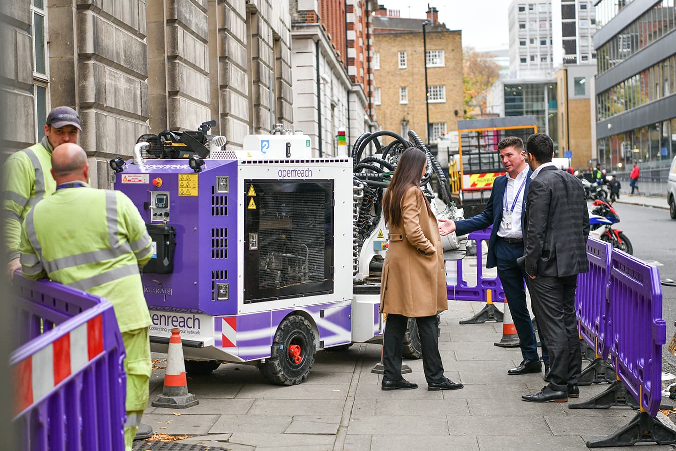 Innovative equipment at the Openreach Investor Day Innovative equipment at the Openreach Investor Day