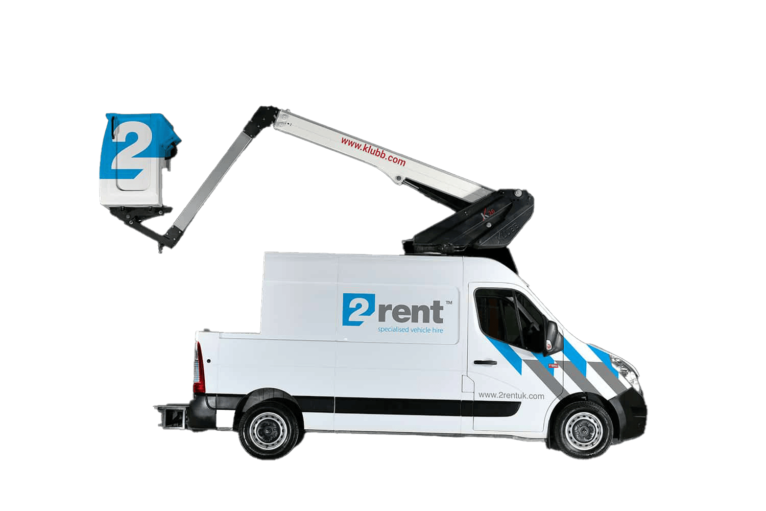 11.8m Cherry Picker on Renault Master E-Tech Van KL2 Hire