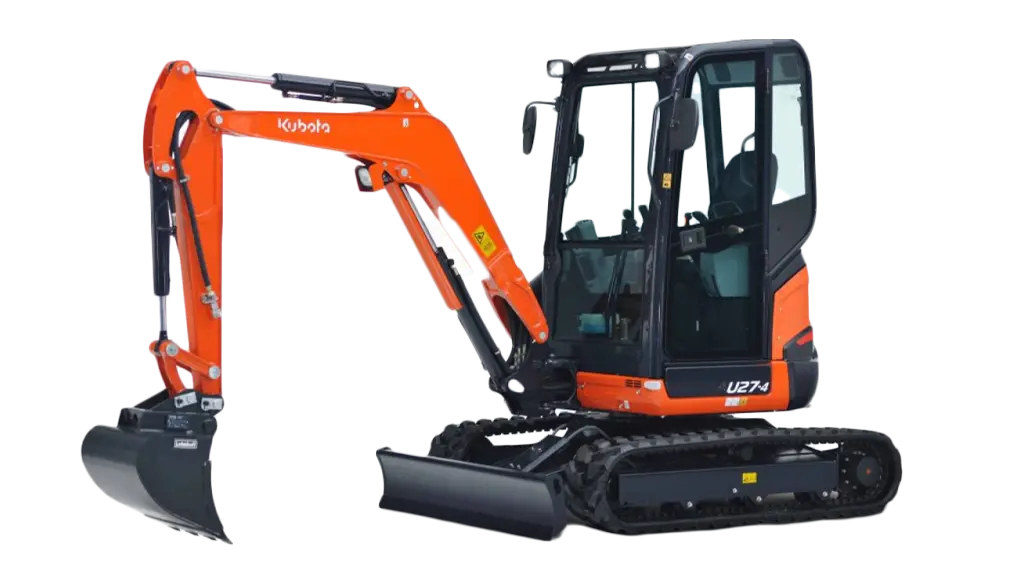 2.7t Mini Excavator Hire