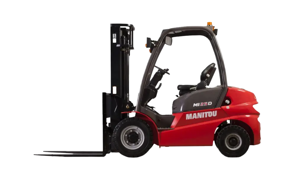 2.5t masted forklift hire